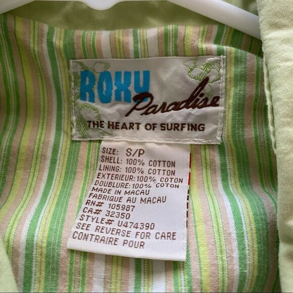 Roxy Green Spring Jacket - Picture 4 of 4